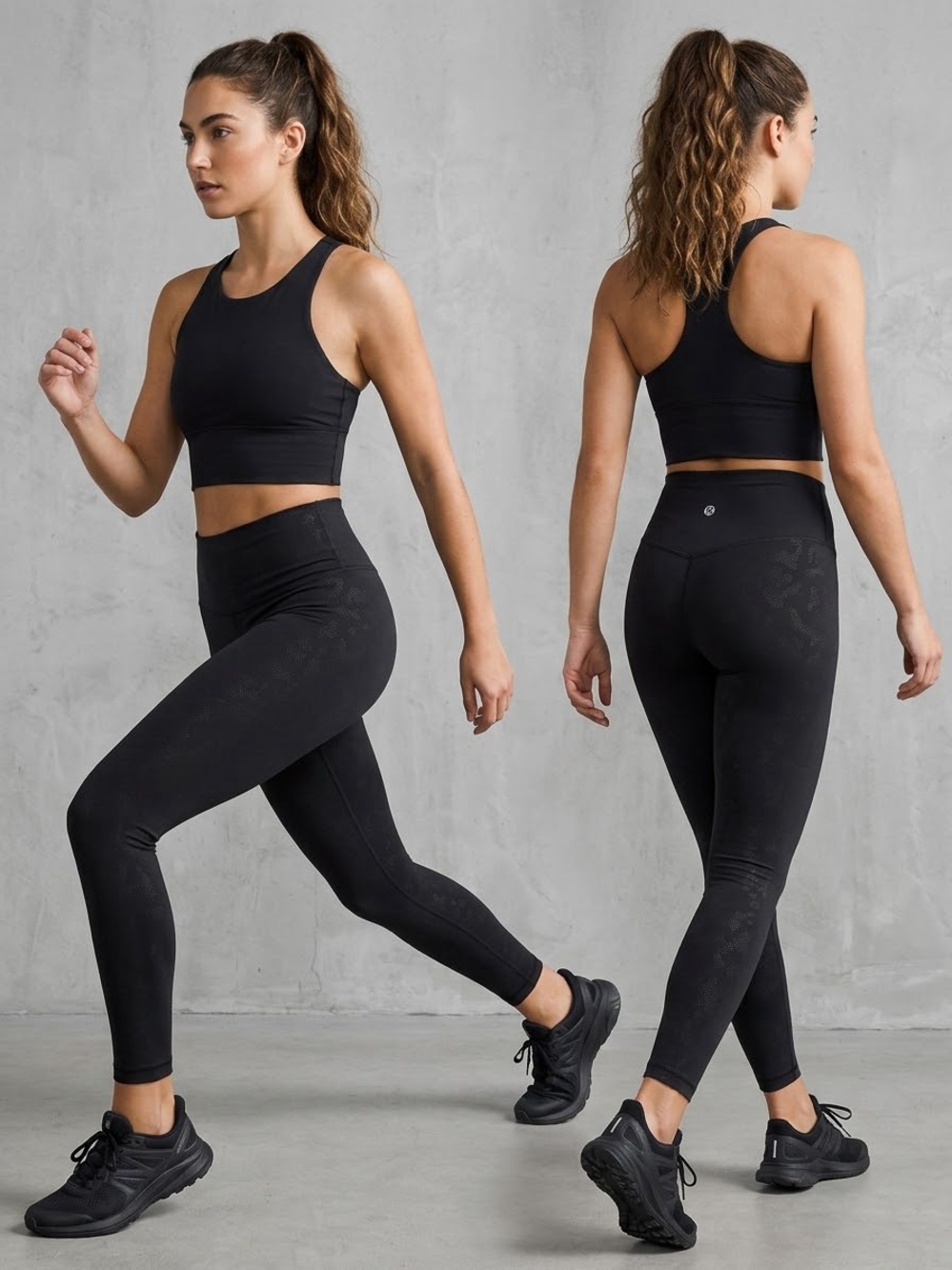 Lululemon Wunder Under High-Rise Tight 28" – Black Dotted Camo Emboss – Size 4